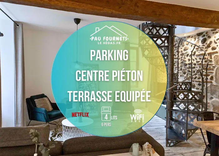 Maison Dans Le Centre Historique Pour 6 Personnes Avec Terrasse Et Parking