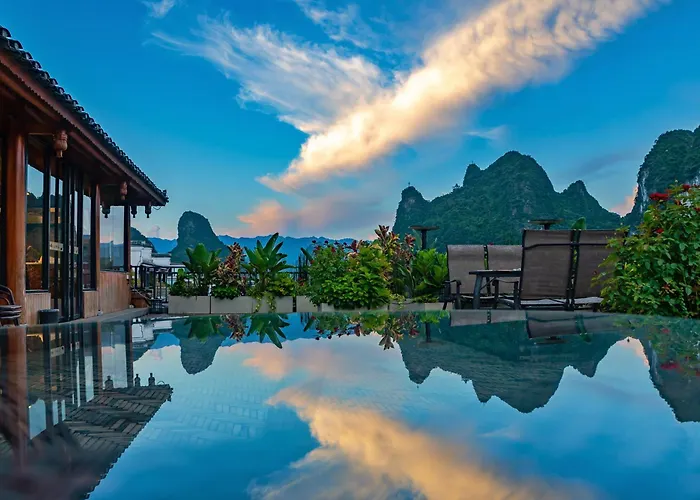 Yangshuo Mountain River Ballad Hotel - Free Yangshuo Train Station Pick Up And Drop Off