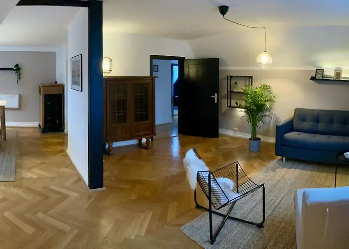 Ferienwohnung Soltau Parkplatz, Dachterrasse, Klimaanlage, 5 Gaeste