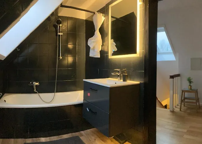 Ferienwohnung Soltau Parkplatz, Dachterrasse, Klimaanlage, 5 Gaeste
