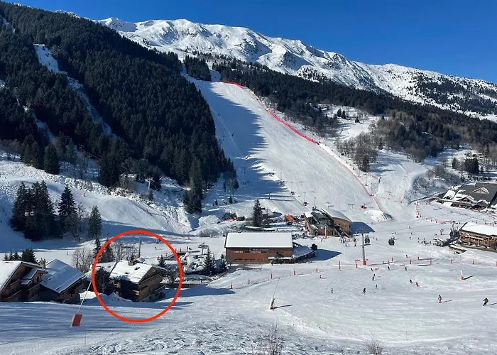 Meribel Centre La Chaudanne, Real Ski In And Out Right On Main Central Slopes, 3 Bedrooms 2 Bathrooms, Newly Renovated, Chalet L'Eperviere