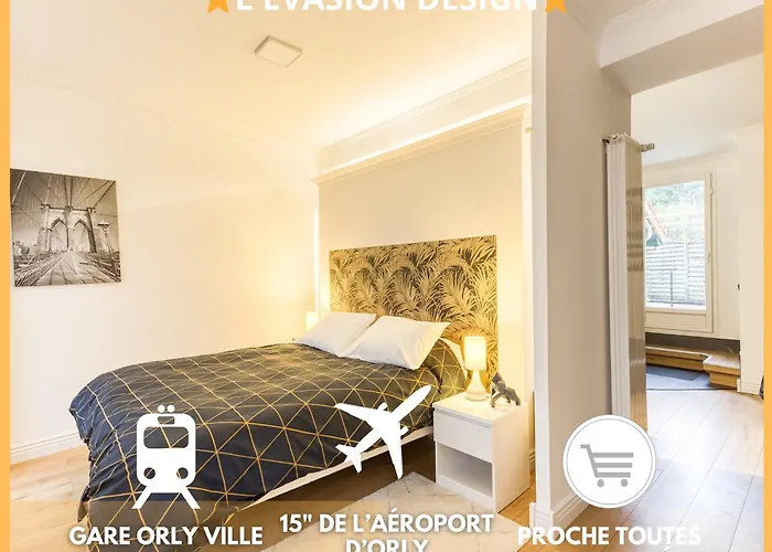 L'Evasion Design - Rooftop - 8 Min Gare Orly