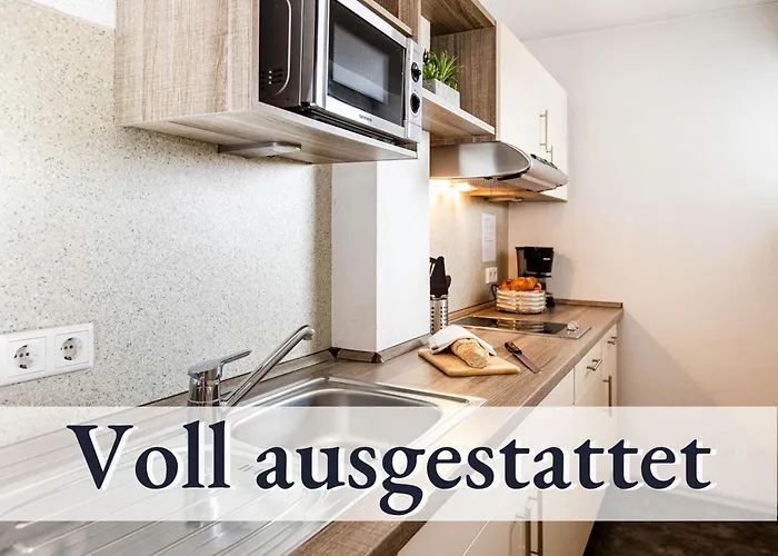 Apartment Markelfingen: Spacious Lakeside Retreat with Dual Balconies