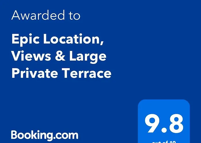 Epic Location, Views & Large Private Terrace