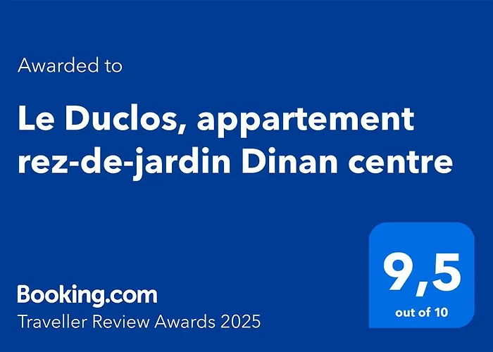 Le Duclos, Appartement Rez-De-Jardin Dinan Centre
