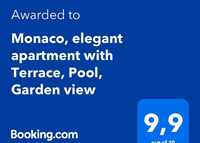 Monaco Fontvieille Elegant Apt - Luxury Terrace & Pool - Garden View