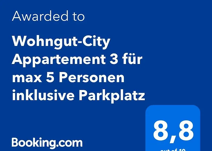 Wohngut-City Appartement 3 Fuer 1-4 Personen Inklusive Parkplatz