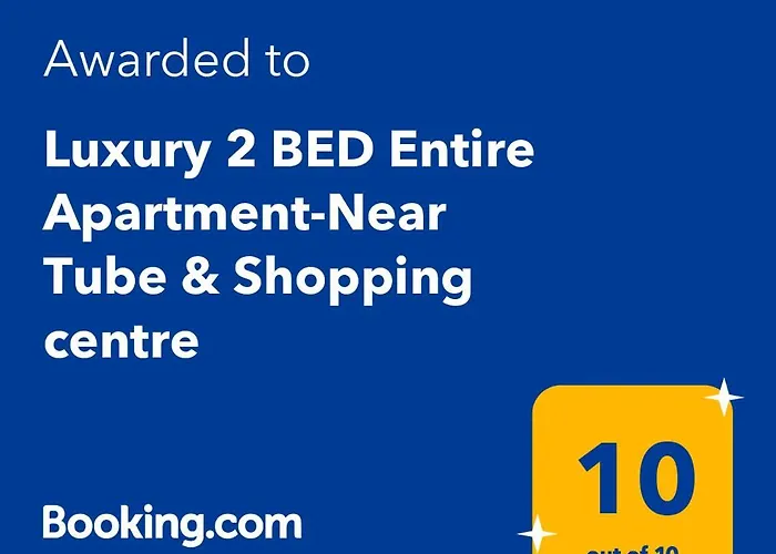 Luxury 2 Bed Entire Apartment-Near Tube & Shopping Centre