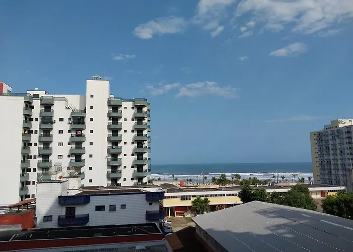 Lindo Apto Com Vista Mar, 200 Mts Da Praia