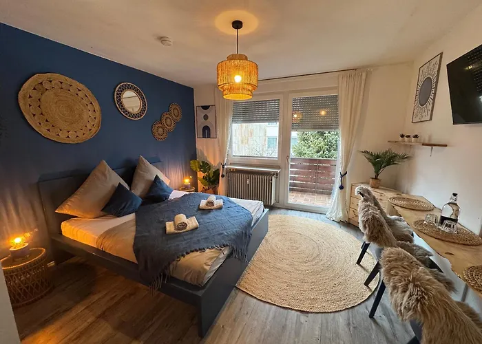 Boho Apartment Zirbe Blue