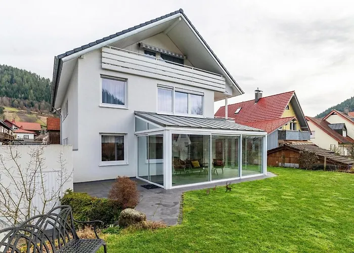 Ferienwohnung Am Enzufer Mit Wintergarten Bad Wildbad Im Schwarzwald
