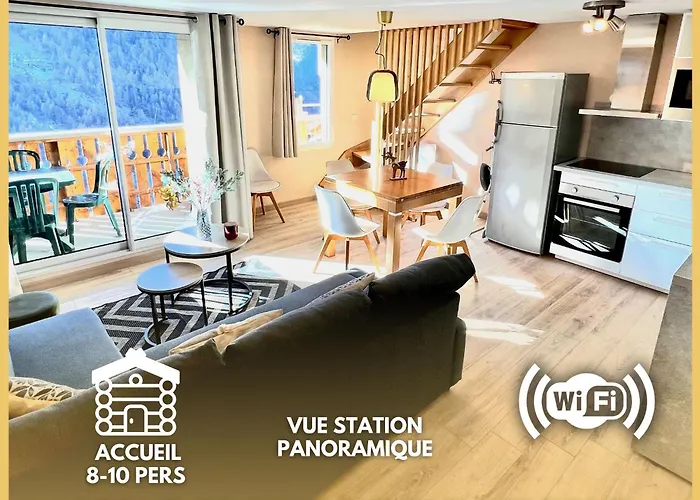 Cosy 8-10Pers Vue Montagne Isola 2000