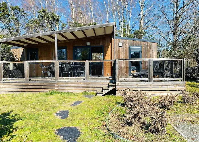 Chalet 3 Chambres Bassin Arcachon - Camping- Parc Aquatique