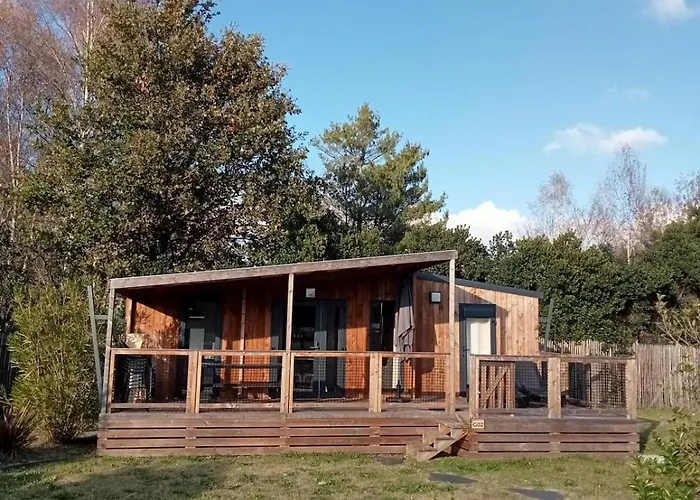 Chalet 3 Chambres Bassin Arcachon - Camping- Parc Aquatique