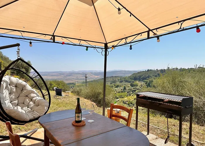 Nuovissimo Loft Panoramico Con Giardino A Montalcino