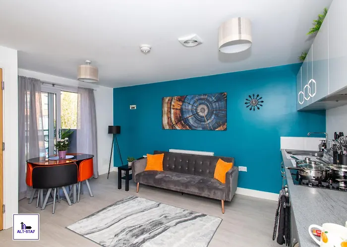 Carnforth 49 By Alt-Stay Contractor Accommodation - 2 Bed En Suite Contractor Home With Parking, Wi-Fi & Full Kitchen - Ideal For Long Stays