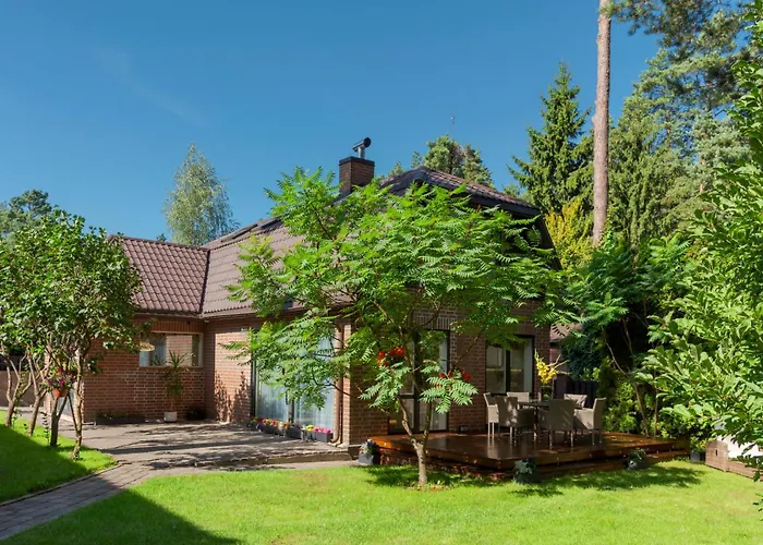 Luxury Villa With Sauna In The Pine Forest Close To Vilnius City Centre
