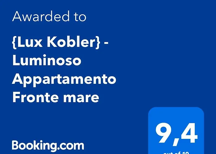 {Lux Kobler} - Luminoso Appartamento Fronte Mare