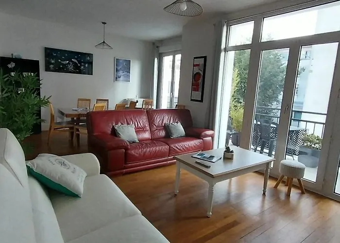 Maison De Ville Plein Centre, 3 Etoiles, A 200M De La Plage, Parking Prive, Wifi