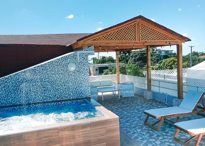 Rooftop With Pool, La Romana, Villa Dona Julia, At Paula Isabel