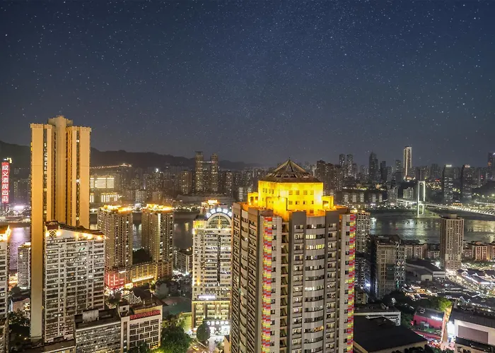 Baihong Sky View Studio With Deep Soak Tub - Jiefangbei Center