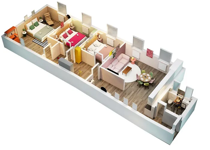 Olive Apartments - Scandi - Kingsize - Free Parking