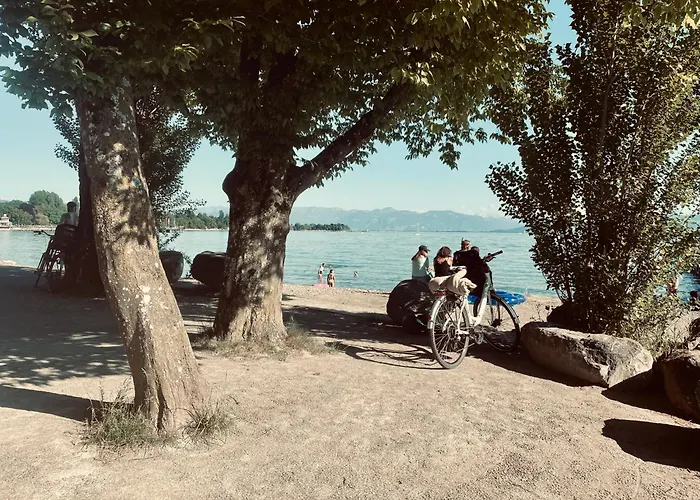 Ferienwohnung Louise 50 M Zum See