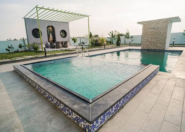 Sanjeevani Farm Resorts Bhopal - A Luxury 5 Bhk Private Pool Villa