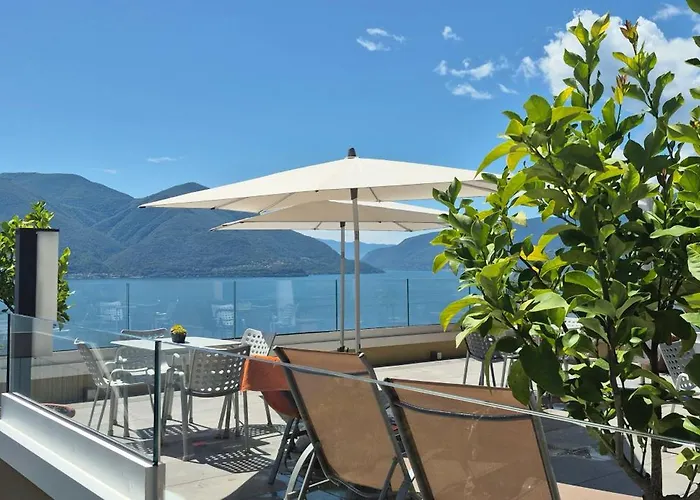 Sollevante Ascona Mit Pool Und Fantastischer Seesicht