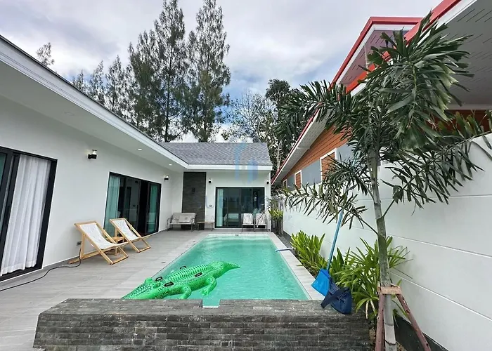 Villa Nataly Luxury Hotel House In Ao Nang Krabi Private Pool Jacuzzi Palm Free Kitchen From Airport