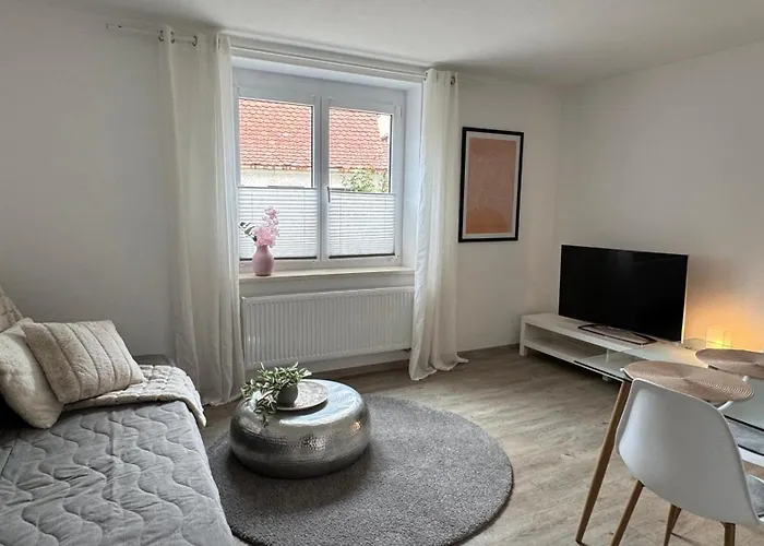 St-Apartment Charming 1 Mit Terrasse Und Garten, 3 Zimmer In Geislingen