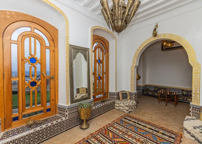 Riad Villa With Mediterranean Sea Views Of Spain And Gibraltar