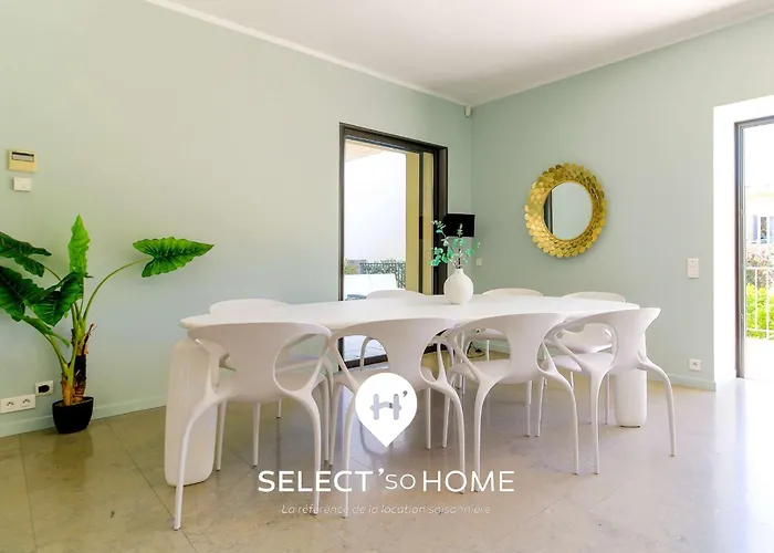 Select'Sohome - Villa Pour 8 Avec Jacuzzi, Vue Mer Et Parking A Quelques Pas Du Port Du Lavandou ! - Villa Moun Pantai