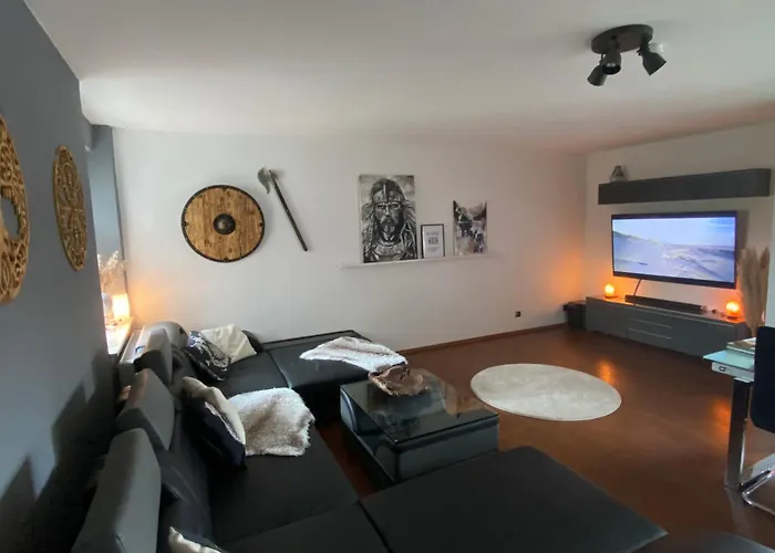 Wikingerbude By Nordmann'S Hus - Mit Grossem Balkon, Garage & Xxl- Sofa Fuer Bis Zu 4 Personen