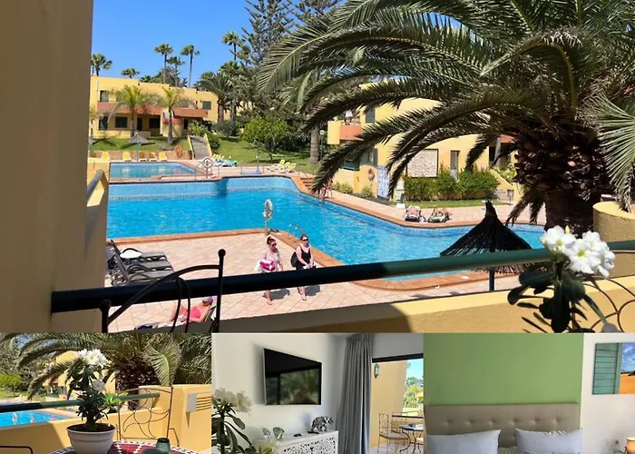 Corralejo Atlantic Garden Andrew Apartments Pool Air Conditioning