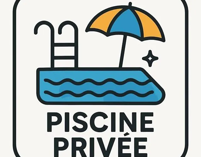 Villa Avec Piscine Privee Climatisation Et Wifi Equipee Pour 6 Personnes - 6Vhip3