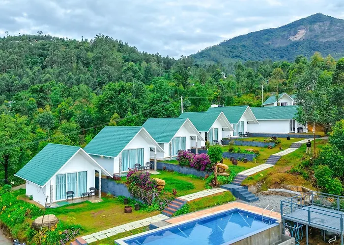 Gardenia Pool Resort Kanthalloor By Voye Homes Mountain View Stay Near Bhramaram View Point