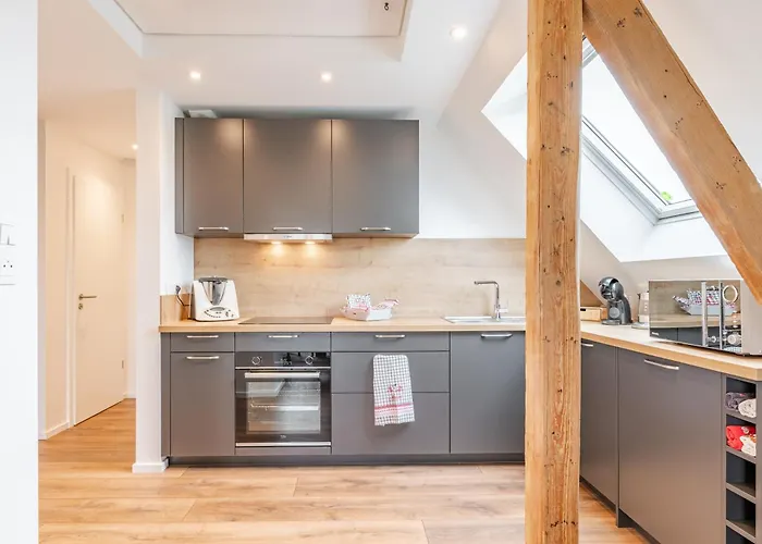 Alsace Moderne - T2 60 M2, Terrasse, Fibre & Netflix - Niederbronn-Les-Bains