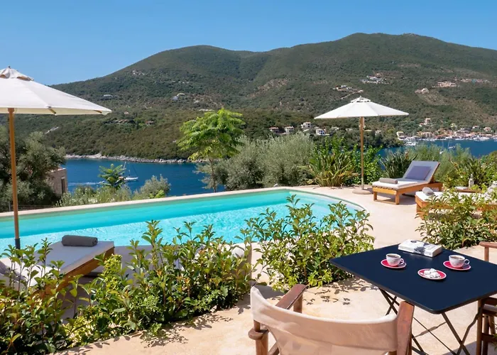 Villa Phos - Boutique Stone And Wood Sanctuary With Private Pool Near Sivota