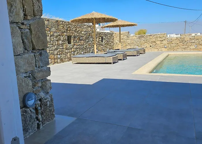 Aether Mykonos 3Br Villa With Serene Port & Town Views