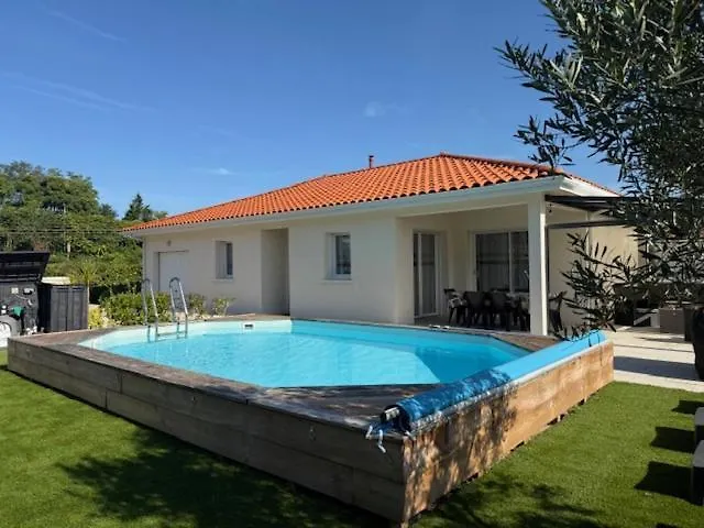 Belle Maison Malou Climatisee Calme, Piscine, Jacuzzi 3Km Plage Labenne Capbreton