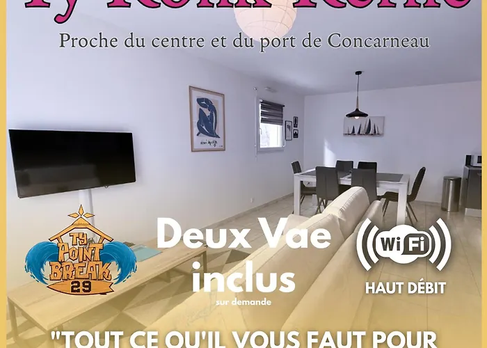 Ty Konk-Kerne Agreable Maison Au Calme 5 Min Des Plages Parking