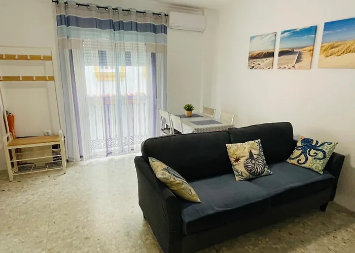 Apartamento Playa & Centrico, Con Aire Acondicionado Y Wifi -Solo Familias Y Parejas-