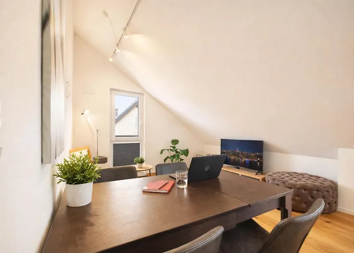 Kstay Apartments Penthouse Mit Parkplatz Zentral In Eltville