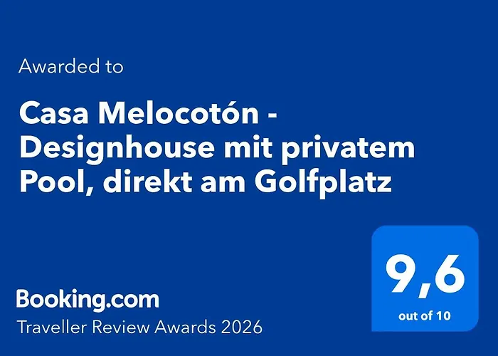 Casa Melocoton - Designhouse Mit Privatem Pool, Direkt Am Golfplatz