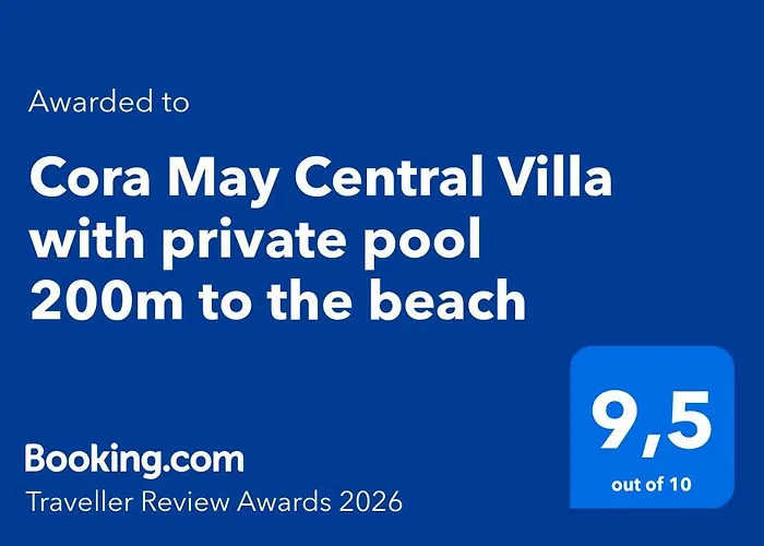 Cora May Central Villa With Private Pool 200M To The Beach