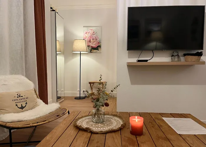 Coeur De Concarneau, Appartement Entier, Proche Centre, Corniche Et Plage Avec Parking