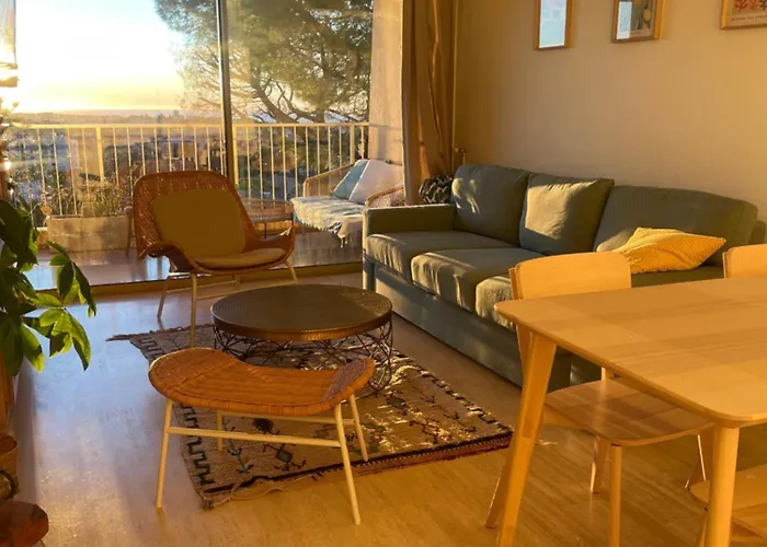 Sunny Retreat Terrace Sea View Calm Ac