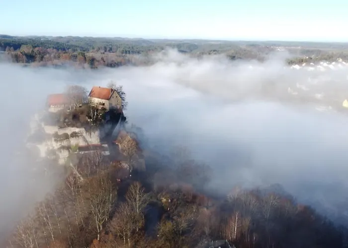Waldliebe - Wohnung Mit Grossem Balkon Und Burgblick