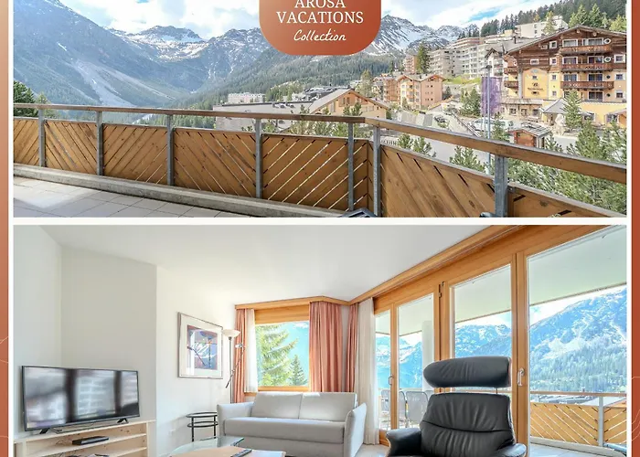 Casa Cresta C32, Zentrales Apartment Mit Bergblick By Arosa Vacations
